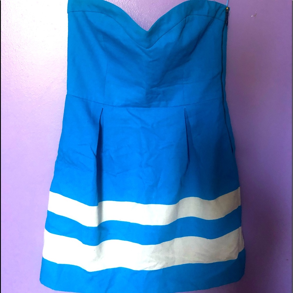 Cute blue stripe dress from Zara